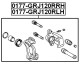 0177-GRJ120RLH Febest Тормозной суппорт