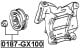 0187-GX100 Febest Натяжной ролик поликлинового ремня