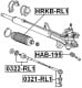 0321-RL1 Febest Наконечник рулевой тяги для Honda Odyssey
