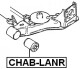 CHABLANR Febest Сайлентблок балки