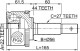 0210-P11A44 Febest Граната для Nissan Primera