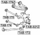 TAB-176Z Febest Сайлентблок важеля