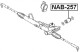 NAB-257 Febest Подушка рулевой рейки