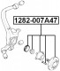 1282-007A47 Febest Комплект ступицы колеса