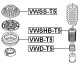 Опорний підшипник амортизатора Febest VWB-T5
