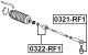 0322-RF1 Febest Кермова тяга