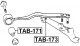 TAB-173 Febest Сайлентблок рычага