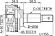 0110-GX93A48 Febest Граната