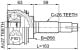 0110-018 Febest ШРУС