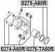 0275-A60R Febest Ремкомплект тормозного суппорта