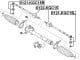 0122-KGC15 Febest Рулевая тяга для Daihatsu Sirion