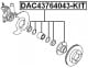 DAC43764043-KIT Febest Підшипник ступиці колеса
