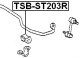 TSB-ST203R Febest Втулка стабилизатора