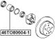 46TO80604-1 Febest Підшипник ступиці колеса