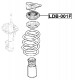 ldb001f Febest Опорный подшипник амортизатора для Lada Vesta