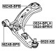 Рычаг подвески Febest 0524bplh для Mazda 3