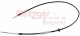 179007 Metzger Трос ручного тормоза на Renault Zoe