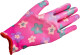 Перчатки рабочие Sigma трикотажные с полиуретановым покрытием розовые