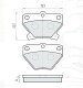 Тормозные колодки DAfmi D117E