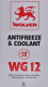 Готовий антифриз Wolver Antifreeze & Coolant WG12 G12 червоний -38 °C 5 л