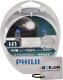 Автолампа Philips X-tremeVision H1 P14,5s 55 W прозора 12258XVS2