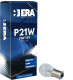 Автолампа ERA P21W BA15s 21 W прозрачная E003LL-10C