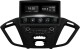 Gazer CM5009-F150 штатная магнитола на Ford Tourneo, Ford Transit (F150) (2013-2016)