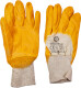 Перчатки рабочие Intertool трикотажные с нитриловым покрытием желтые