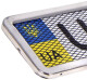 Рамка номерного знака Vitol РН55055 колір сріблястий неіржавіюча сталь