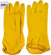 Перчатки рабочие Intertool латексные желтые, M 8