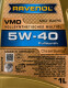 Моторное масло Ravenol VMO 5W-40 1 л на Mazda 323