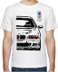 Футболка мужская Avtolife классическая BMW E39 MotorSport White белая принт спереди