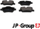 Гальмівні колодки JP Group 6063700310