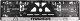 Рамка номерного знака Vitol 4453 цвет черный на Mazda пластик