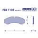 Тормозные колодки FriCo FCB1102 для Renault Master