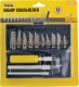 Набір скальпелів MasterTool 17-1013 монолітне лезо 3 шт.