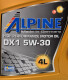 Моторное масло Alpine DX1 5W-30 4 л на Dacia Duster