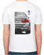 Футболка мужская Avtolife BMW F90 MotorSport White белая принт спереди и сзади S