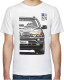 Футболка мужская Avtolife BMW X5 E53 Stock White белая принт спереди и сзади XL