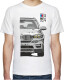 Футболка мужская Avtolife BMW X5 F15 Stock White белая принт спереди и сзади XL