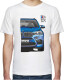 Футболка мужская Avtolife BMW X5 F85 MotorSport Dark Blue белая принт спереди и сзади