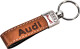 Брелок AutoTechteile з логотипом Audi коричневий AU2
