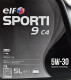 Elf Sporti 9 C4 5W-30 (5 л) моторное масло 5 л
