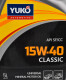 Моторна олива Yuko Classic 15W-40 5 л на Daewoo Nubira