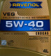 Моторное масло Ravenol VEG 5W-40 4 л на Dodge Challenger