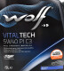 Моторное масло Wolf Vitaltech Gas 5W-40 5 л на Fiat Talento