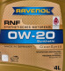 Моторное масло Ravenol RNF 0W-20 4 л на Fiat Tempra