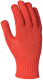 Рукавички робочі Doloni Зірка трикотажні з покриттям ПВХ червоні XXL (11