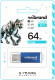 Флешка Wibrand Cougar Blue 64 ГБ