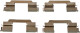 901649 Frenkit Комплектующие дисковых тормозных колодок